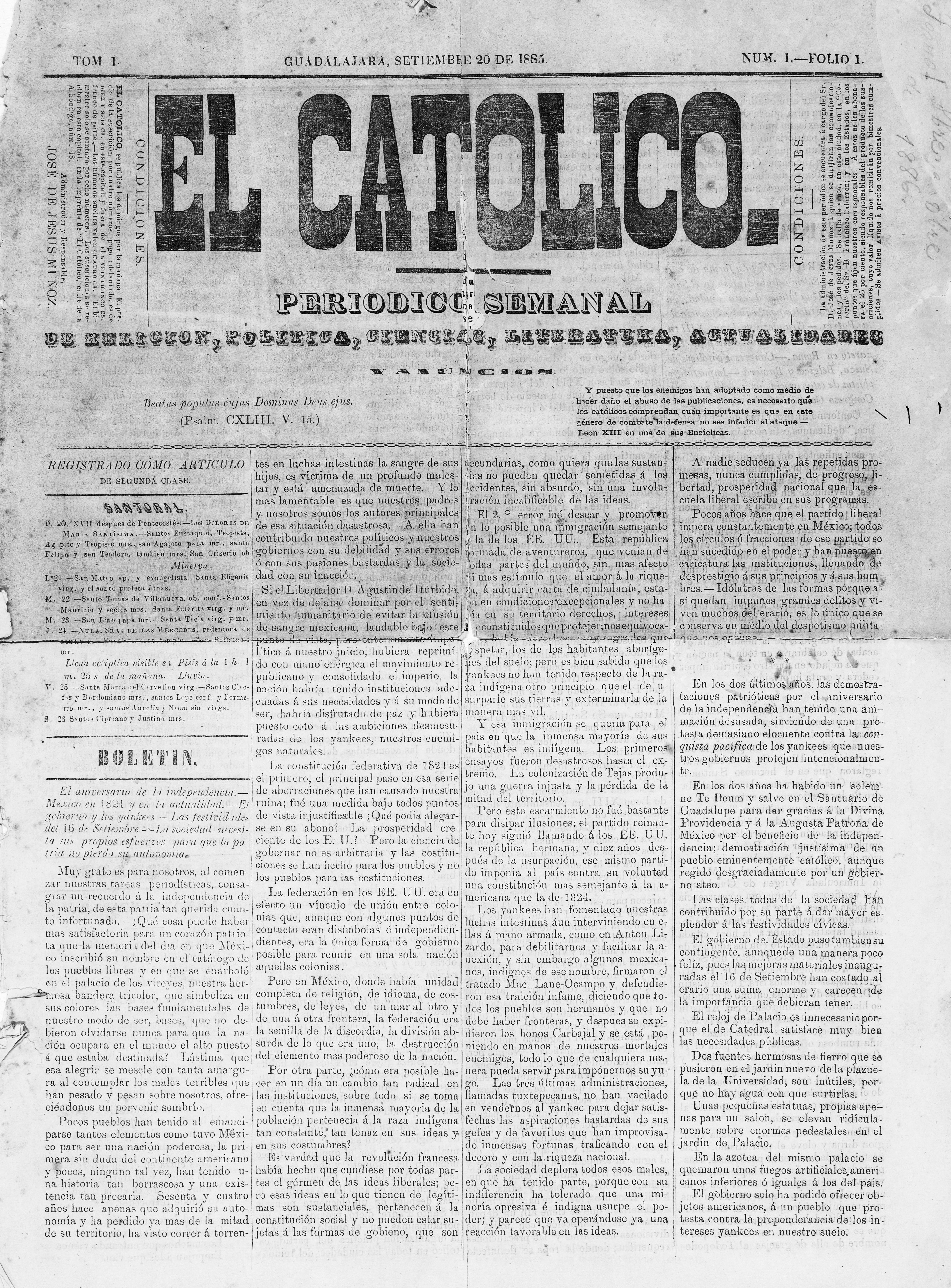 Portada de Periódicos